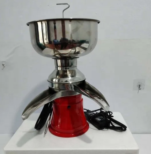 Hot Sale Sanitary Dairy Milk Fat Separator Equipment Small Hand Operated Milk Cream Electric Centrifugal Separator