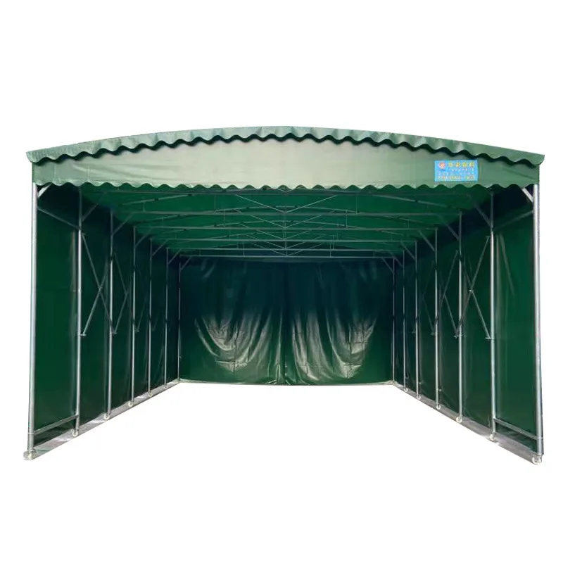 Big Size Push Pull Retractable With Wheel For Carport Folding Garage  Caravan Awning Tent