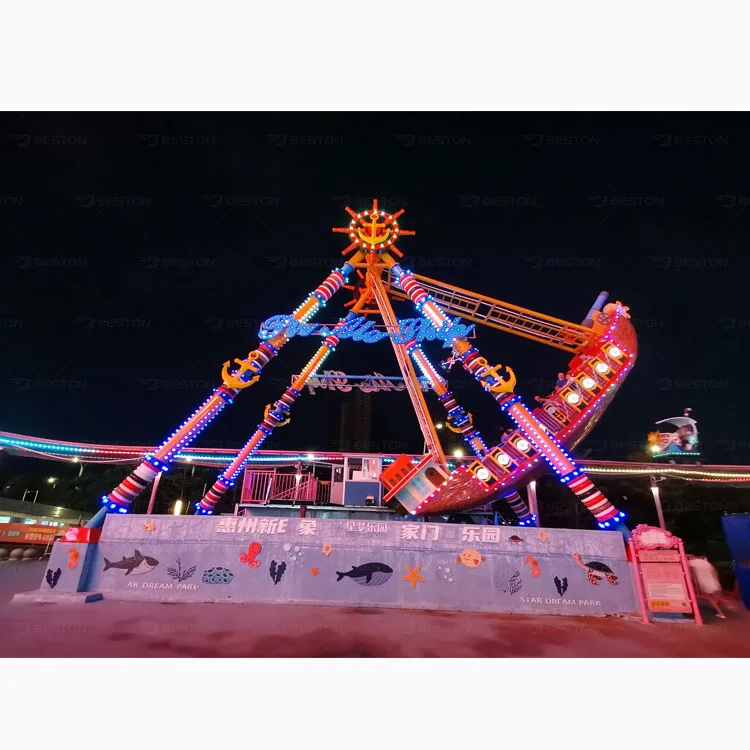 Beston Swing Rides Viking Ship Amusement Park Rides Outdoor Pirate Ship
