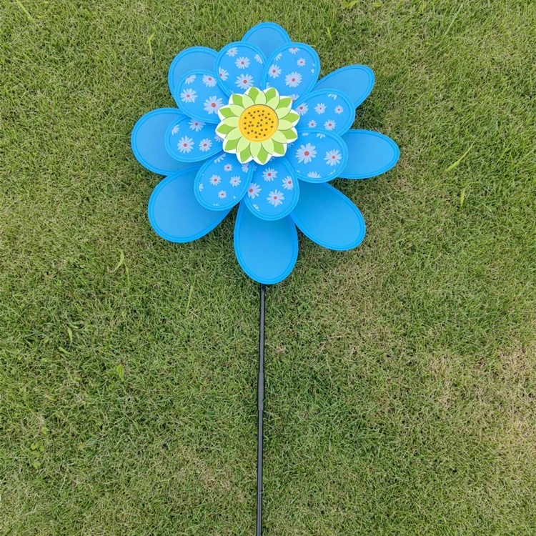 Новые прямые продажи с Фабрики Печати вертушка с двойным слоем из восьми предметов ткань вертушка на открытом воздухе сцена Декорации для торжеств ветряная мельница