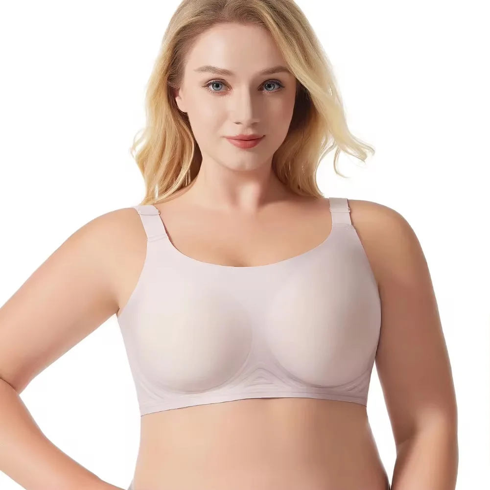 Soft Support Seamless Nursing Bras Pregnant Adults Comfortable Maternity Feeding Lingerie Front Clips Breathable Solid Pattern