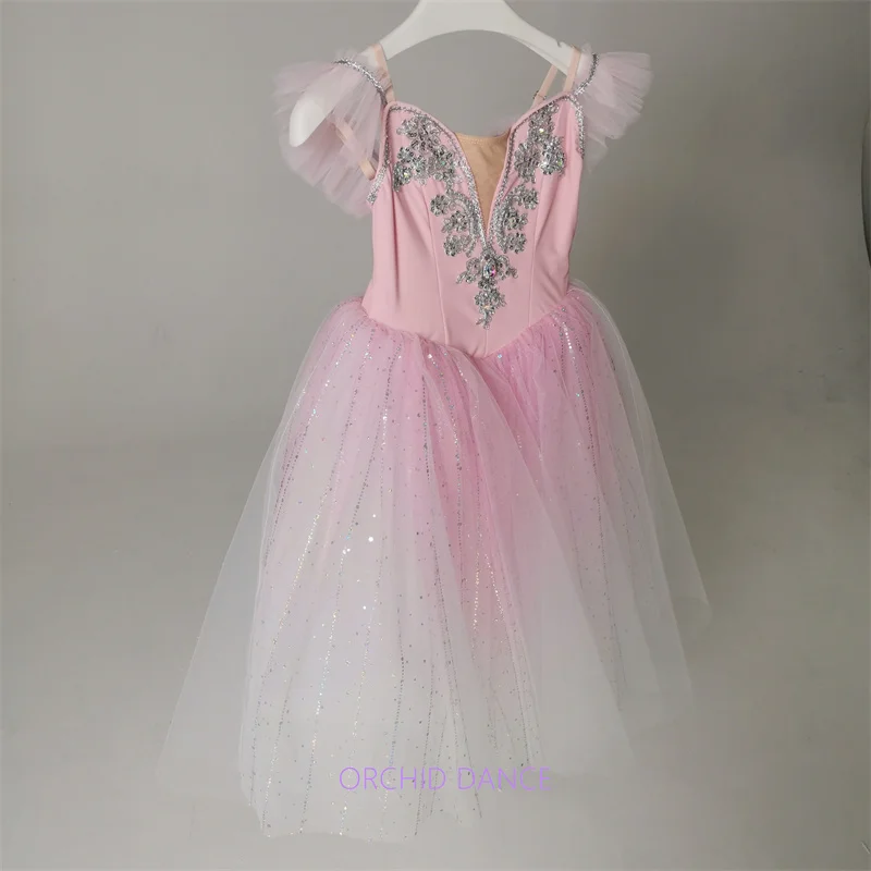 High Quality Hot selling 5 Layers Pink Performance Adult Girls wear  Professional costumes Ballet Tutus
