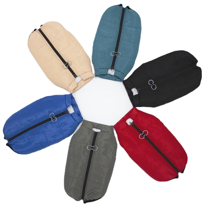 Waterproof Jacket Small Big Dogs Soft Reflective Winter Warm Fleece  pet jackets with harnass