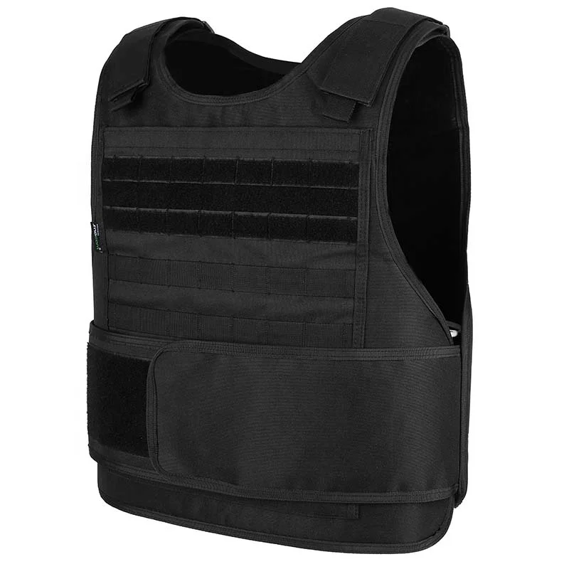 KMS Ready Wholesale Outdoor Security Hunting Protective Adjustable Size Black Chaleco Tactico Body Vest Tactical Plate Carrier