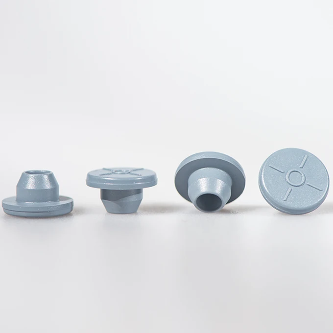 GMP Certified 13mm 15mm 20mm Sterile Butyl Rubber Glass Stopper for Sealing Injection Glass Vial