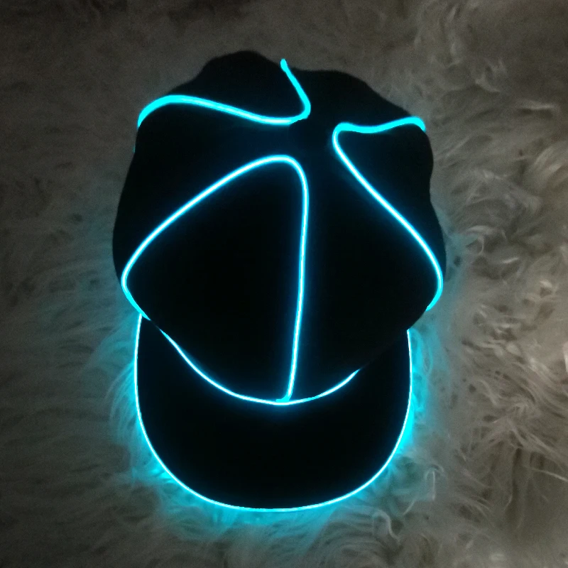 New Era Shiny Color Baseball Cap Light Up Snapback