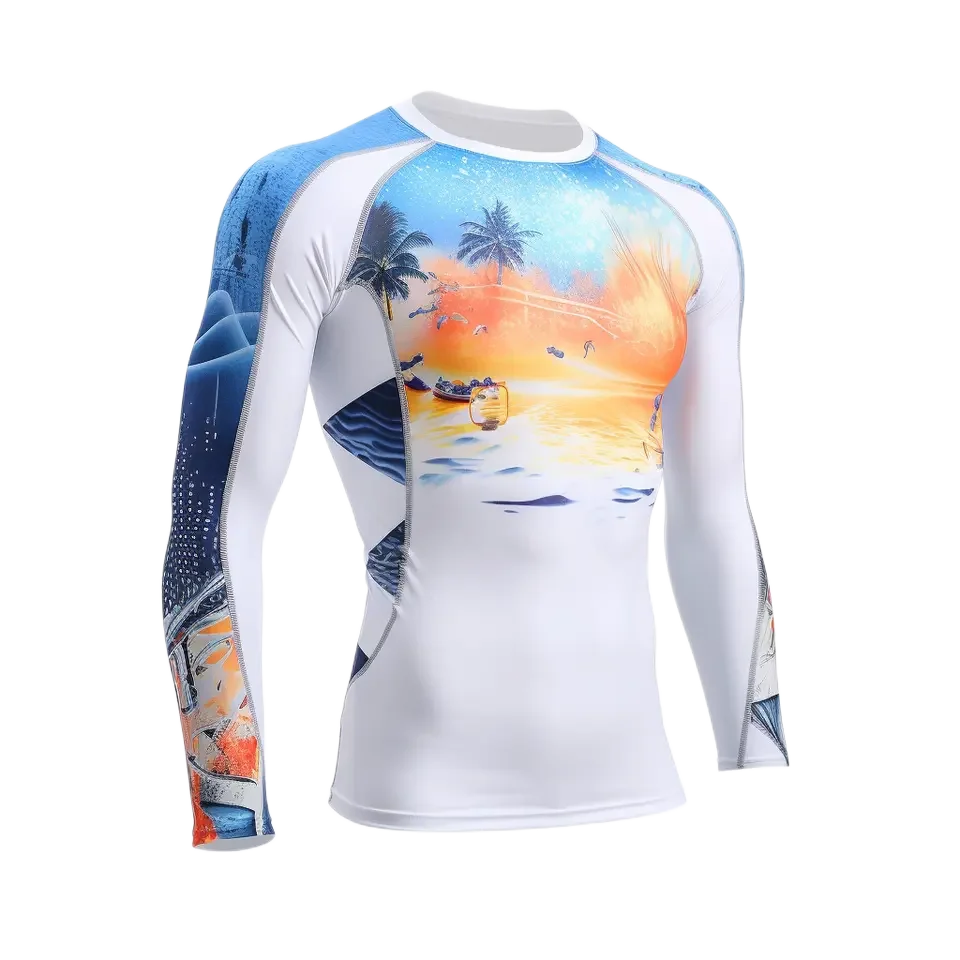 Высокое качество оптовая продажа mma rashguard для мужчин на заказ