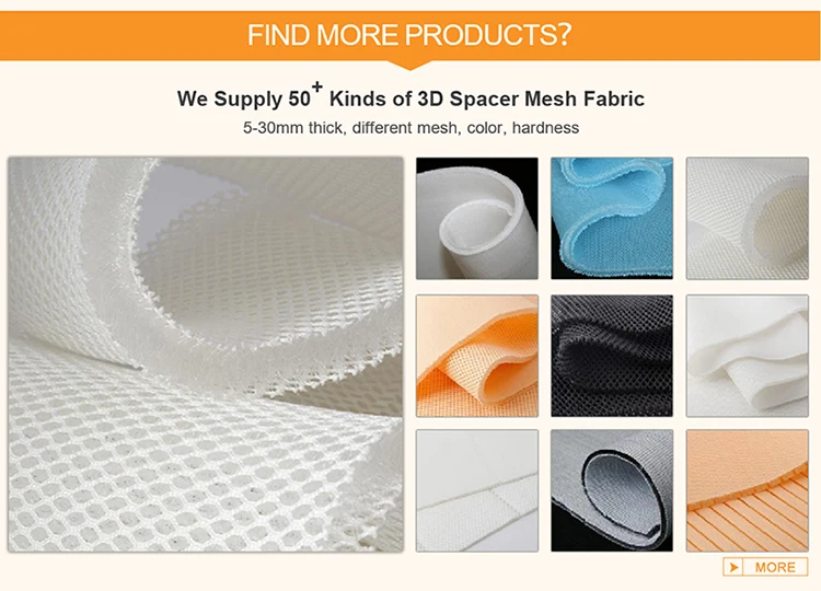 100% polyester 3d spacer mesh for DRY MAT as anti-condensation underlay