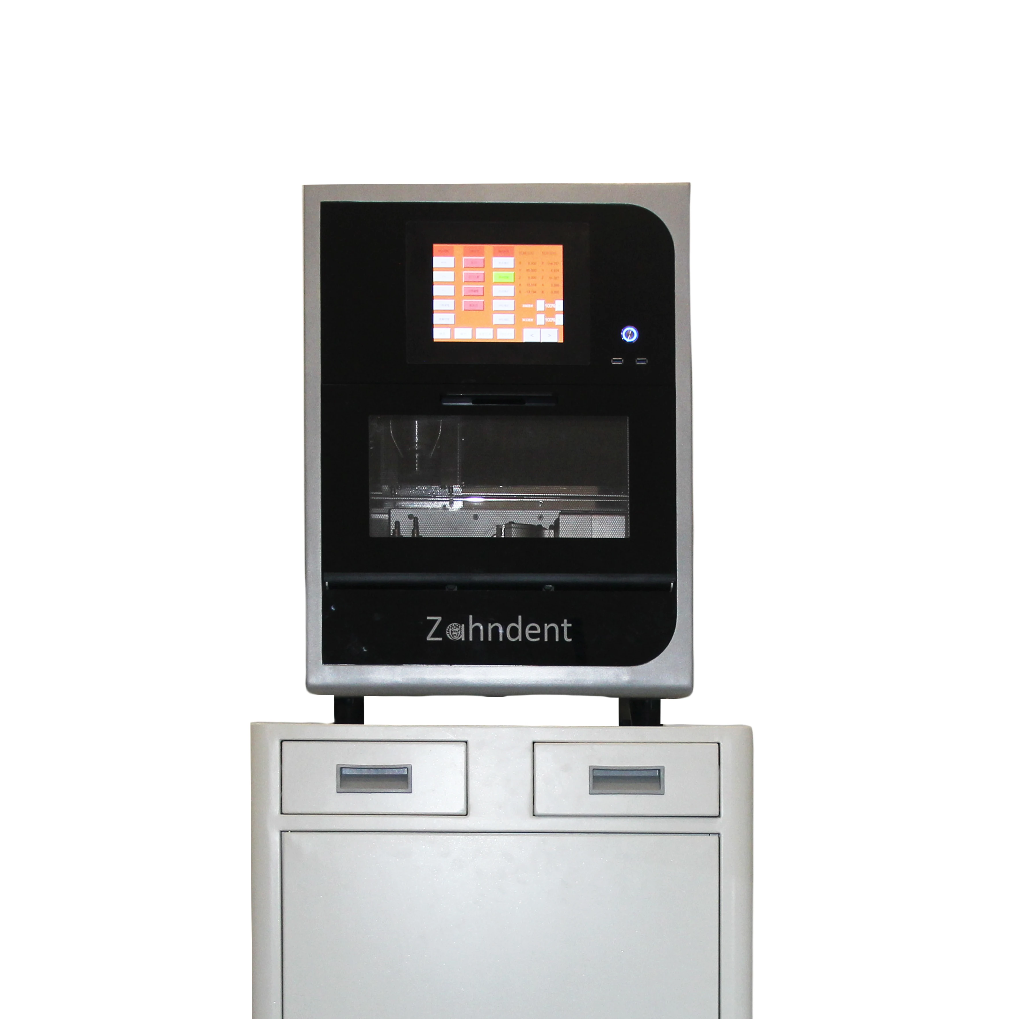 Zahndent high precision cad cam dental equipment zirconia titanium 5 axis servo motor milling machine
