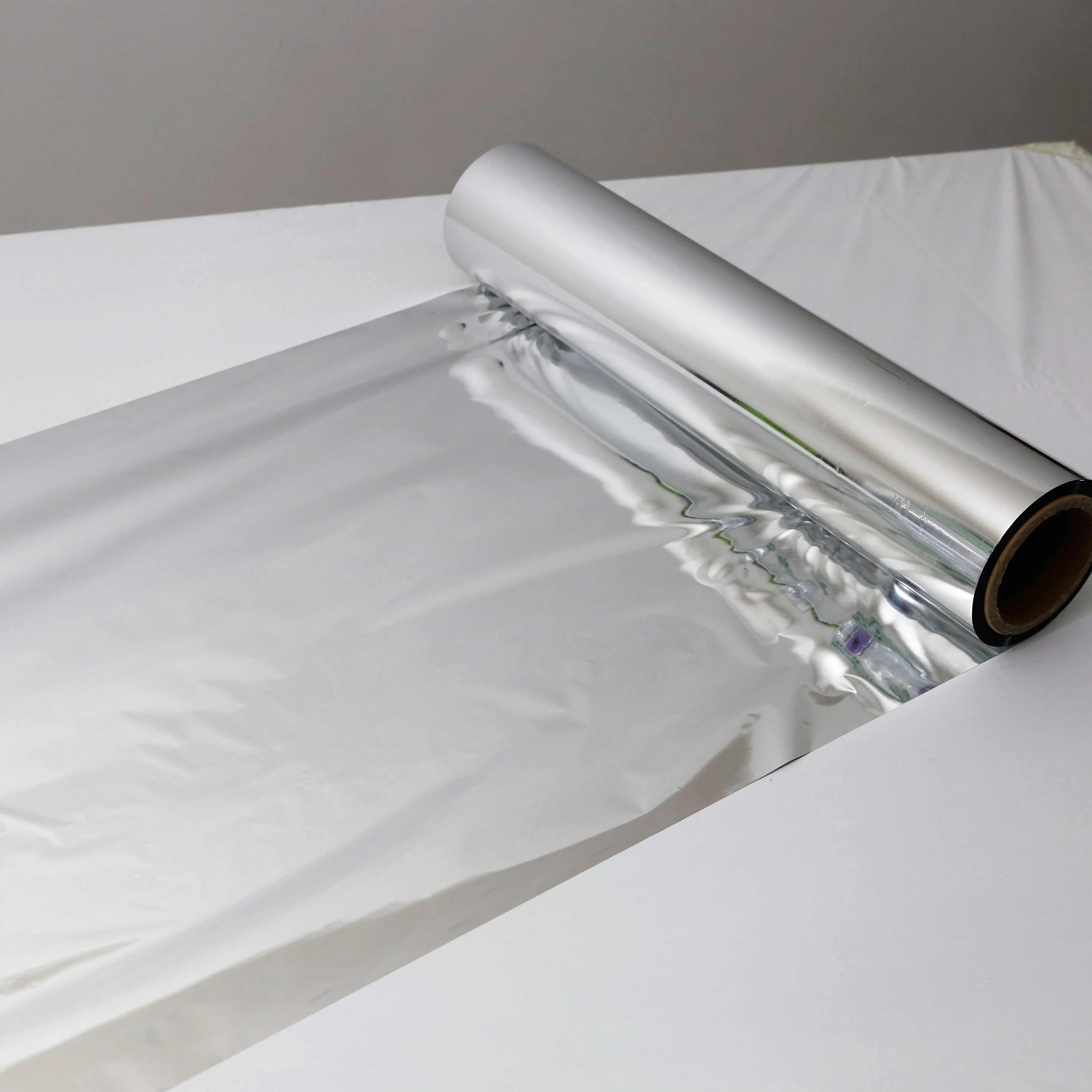 Silver Metallized LDPE Film / Aluminum Foil Coated LLDPE PE Roll
