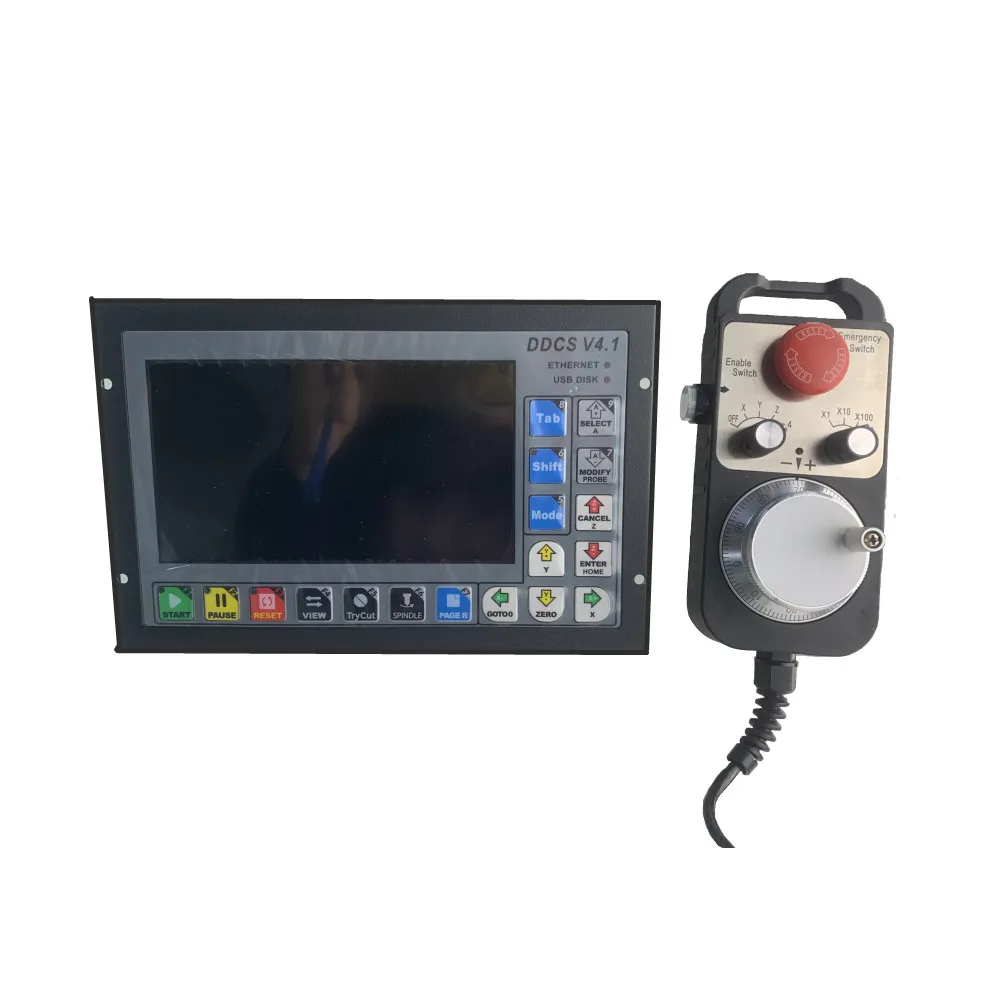 2022 New CNC Controller 3/4 Axis DDCS V4.1 With 1474MPG Pendant CNC Motion Controller For CNC Wood Milling Machine