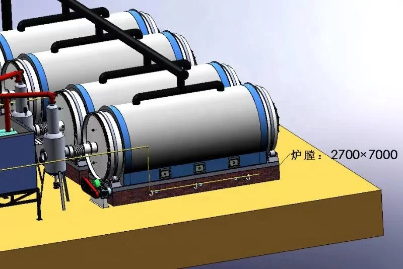 Whole of Recycling Machine Scrap tyre pyrolysis plant type plastic to diesel fuel oil Equipment