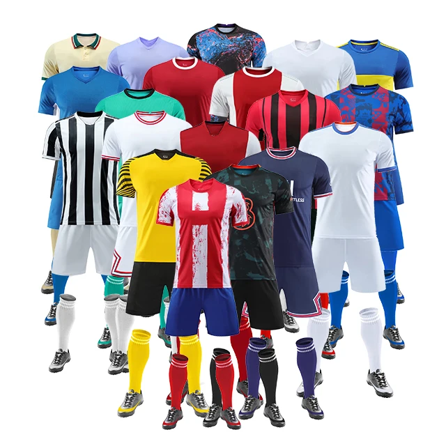 Top thailand quality 21 22 soccer jersey 2021 2022 football uniforms men shirt soccer wear kids soccer set