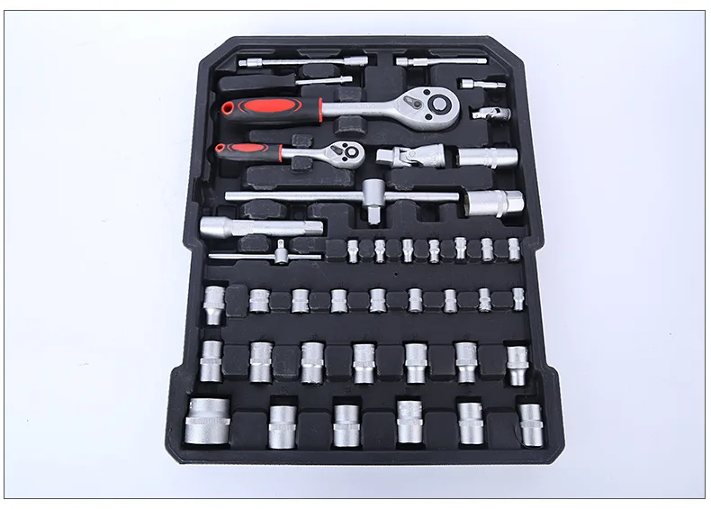 187PCS Hand Tool Sets Car Repair Tool Kit Mechanical Tools Box Home Ratchet Socket Wrench Set Screwdriver Kits