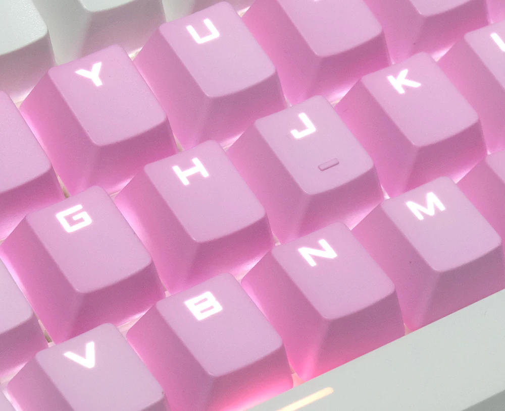 Gradient Doubleshot PBT Keycaps for Mechanical Keyboard Keycaps Custom Double shot PBT Keycap Set