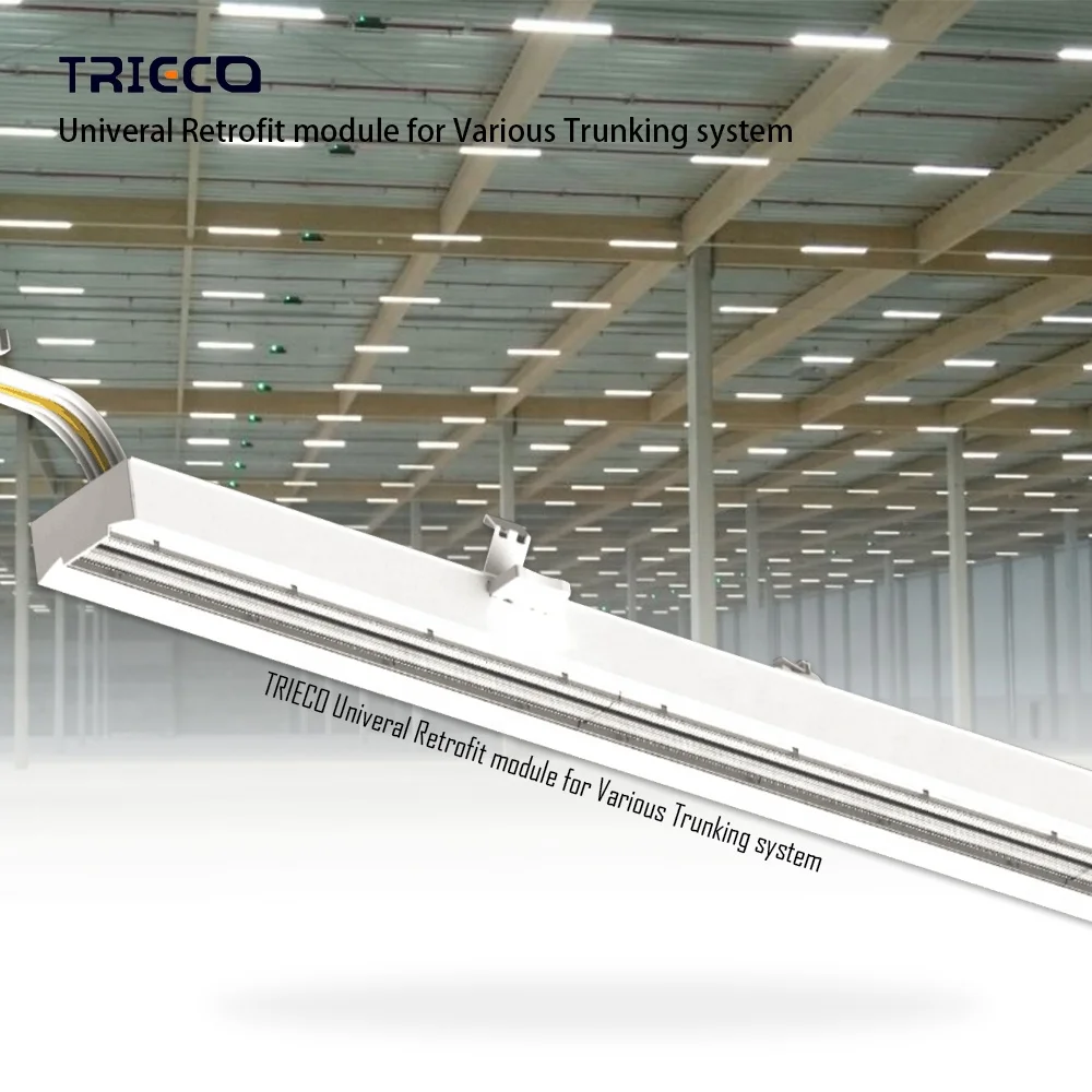 TRIECO IP54 непрерывное соединение модифицированный модуль линейного освещения для складской лампы