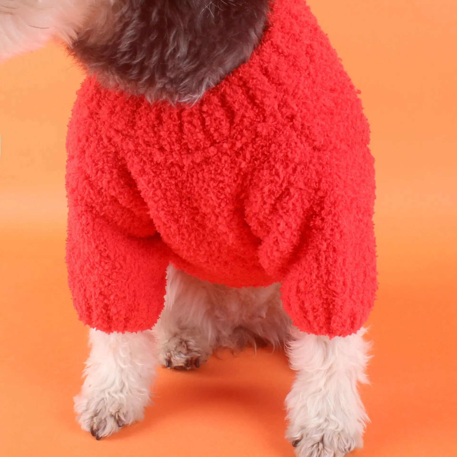 JXANRY  Autumn Winter New Style Christmas New Year Red Sweater Fashionable Dog Cat Clothes Popular Logo Pet Knitting Wear