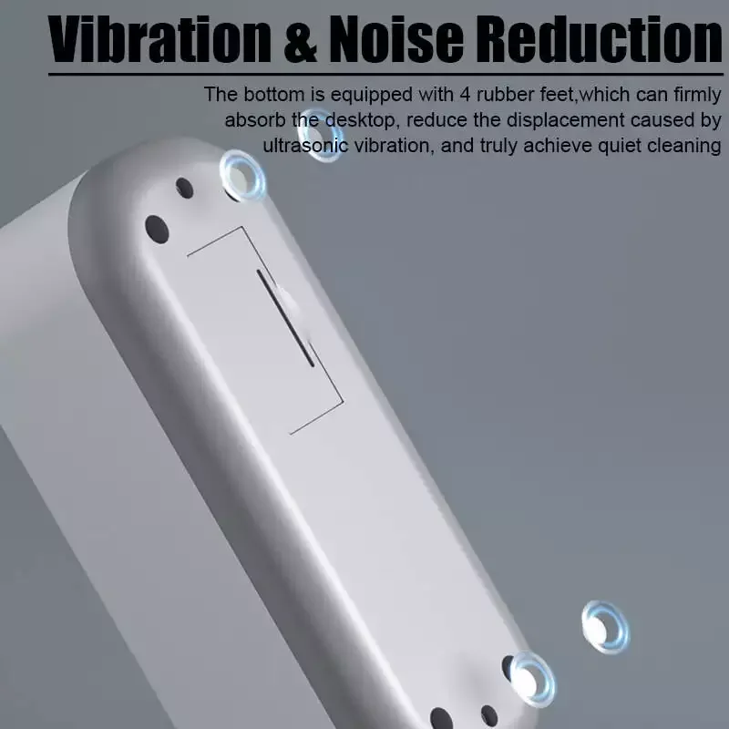 Portable Multi-function Ultrasonic Cleaner Thermostat Makeup Tools Shaver Jewelry Cleaner Glasses Cleaning Box
