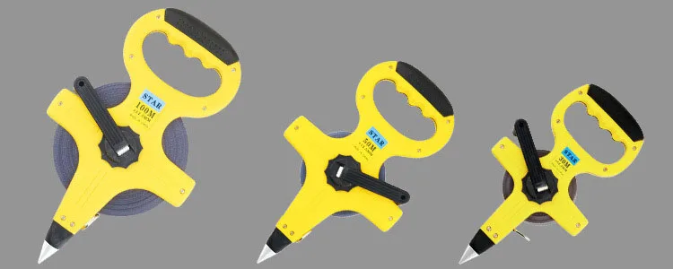 Custom 30m 50m 100m Plastic Shelf Stainless Steel Hand-operated Measuring Tape Engineering Measuring Tape Inserting Floor Rule