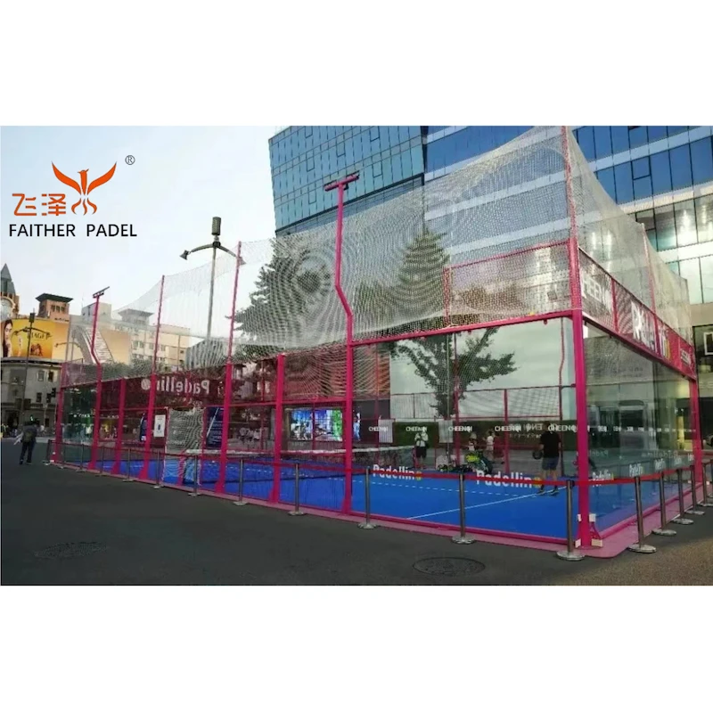 Source Factory Sturdy and Durable Padel Courts Paddle Tennis to Sports Clubs Padel Clubs for Daily Training and Competition