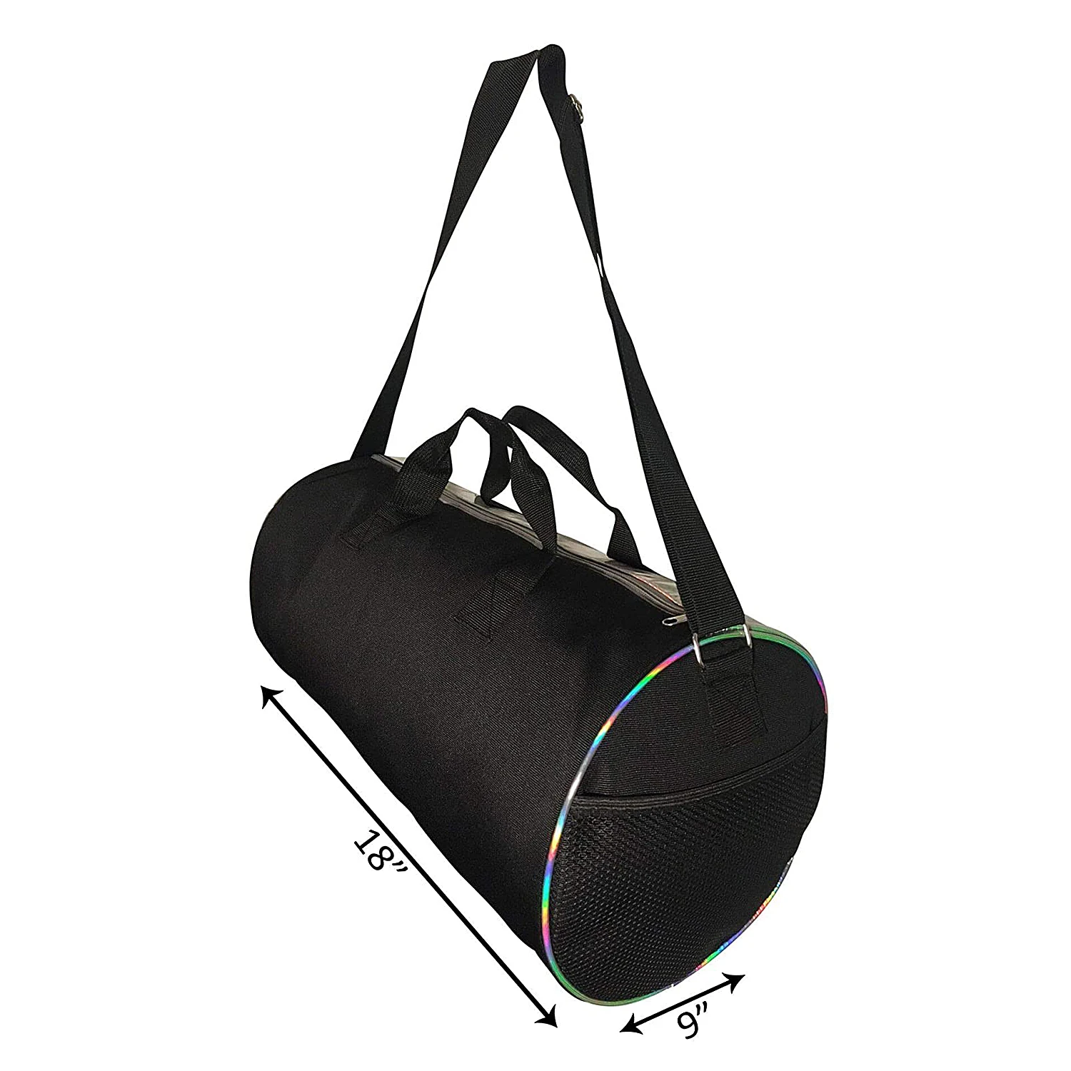 Sport women  Waterproof Swimming gym yoga duffle bag glitter weekender travel bag