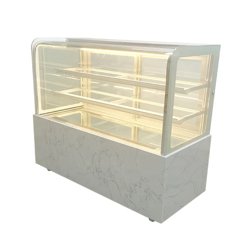 Wholesale Commercial Refrigerator Display Sweets  Refrigeration Equipment Cake Showcase Bread Display Case