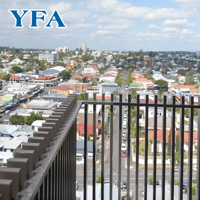 New style customized square pipe balcony balustrade