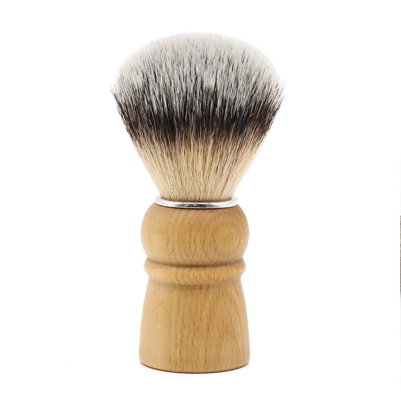 JDK Wholesale Shaving Brushes Natural Wood Beard Brush