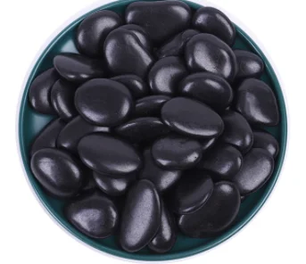 High polished pebble stone factory direct black pebble stone garden stone with good quality