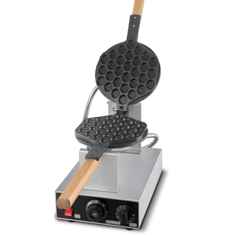 High Quality Commercial Non-stick Hong Kong Egg Waffle Maker Egg Bubble Waffle Machine/Puff Cake Cone Maker