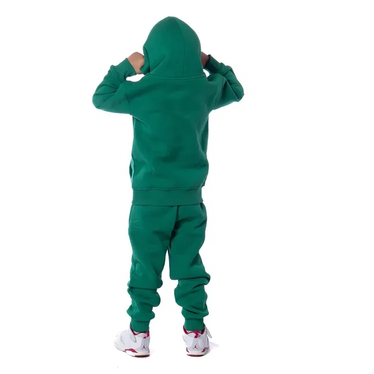 custom logo kids clothing boys cotton children hoodies sweatshirts sets fashion cheap fleece children clothing sets