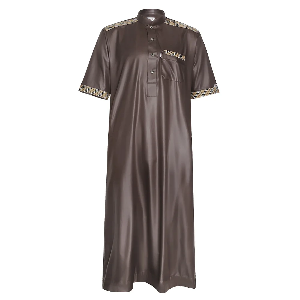 Оптовая продажа, красочная Мужская абайя, мусульманская одежда в Дубае, абайя