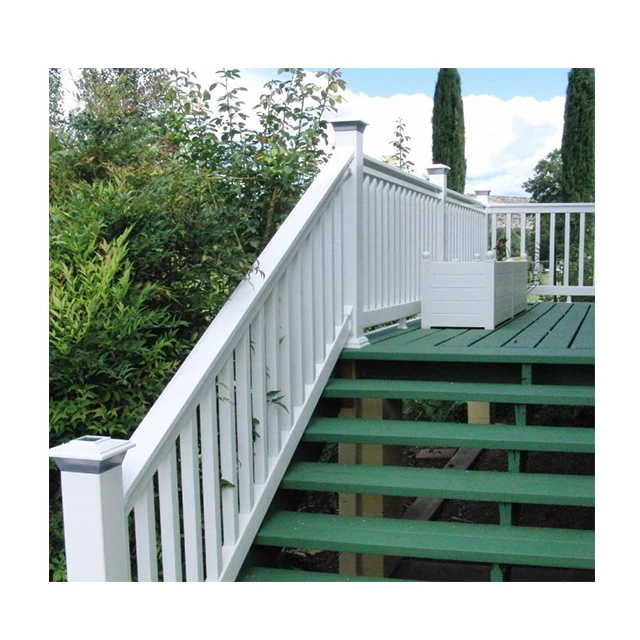 Longjie Factory Direct Price Used for Home and Stair Railing White Modern PVC Railing Fence