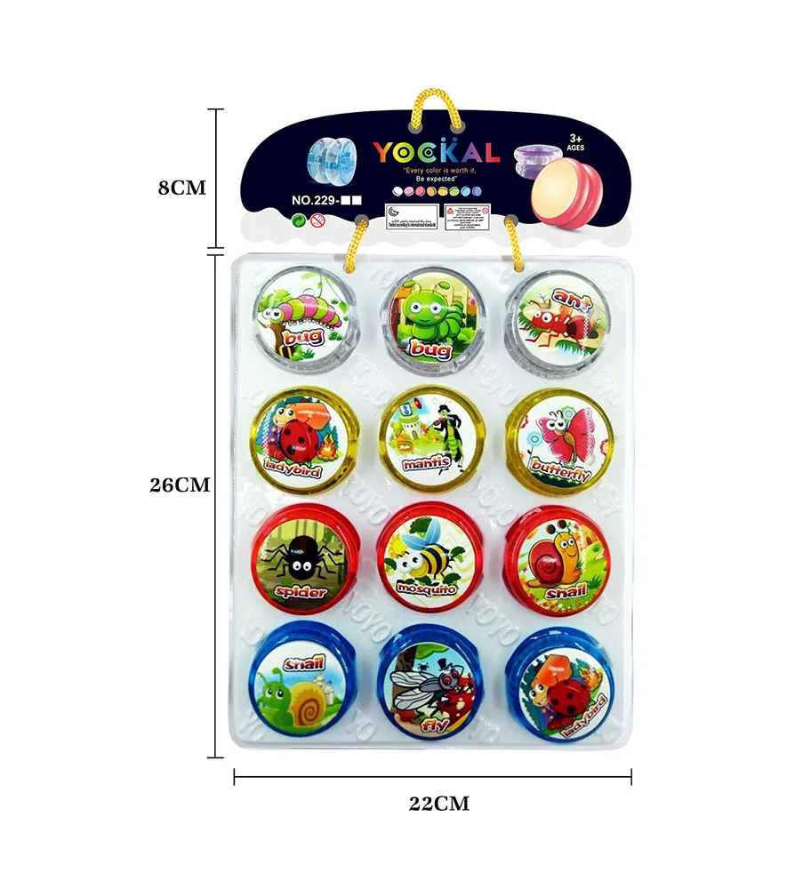 Customization Factory Direct LED Flashing Glow Lights Yoyo Balls Custom Logo Luminous Party Entertainment  Toys For Kids