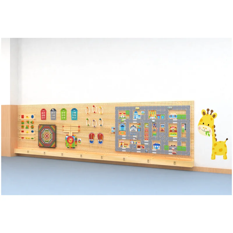 Montessori Unisex Indoor Playground Fun Wooden Educational Science & Engineering Toys with Geometric Shape Packaged Sets Kids