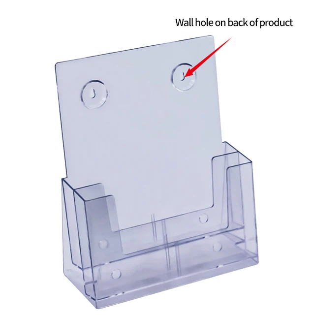 Wall mounted brochure holder acrylic Combined brochure stand Multifunctional Office Supplies magazine display stand