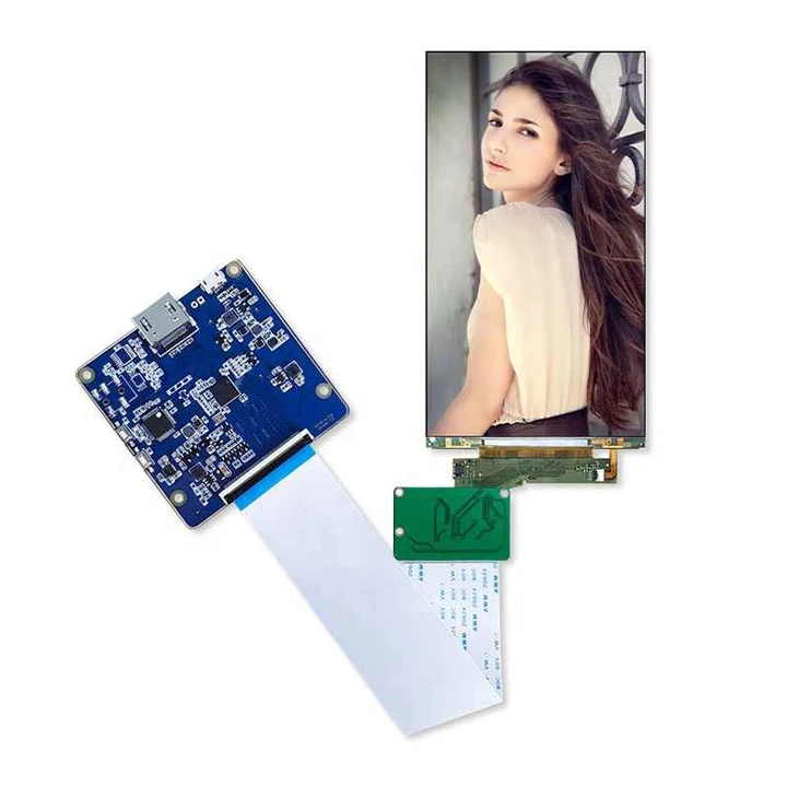 5.5 inch 2160x3840 high resolution 4k tft lcd screen display panel for UV 3D Printer projector without backlight removable