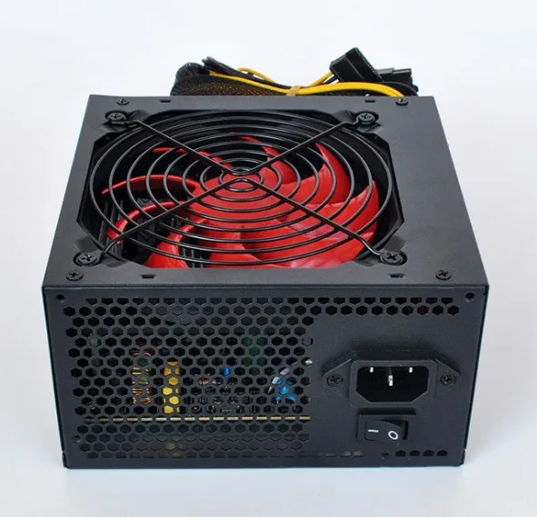  Блок питания 700 W с бесшумным вентилятором блок ATX 24-контактный 12 см ПК компьютерный