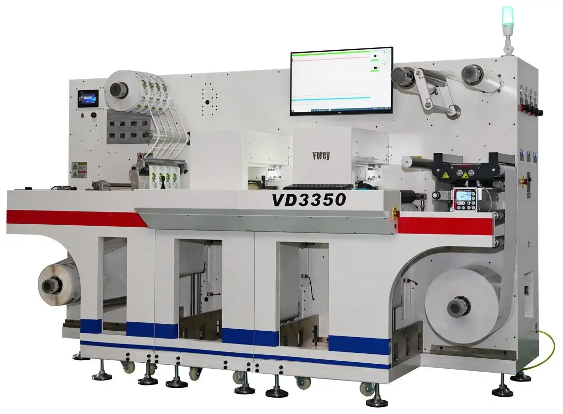 2 STATIONS VD3350 DIGITAL DIE CUTTING MACHINE