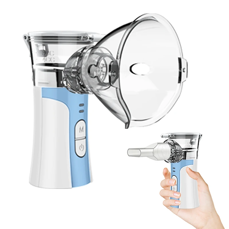CE Approved Mini Handheld Portable Pocket Vibrating Ultrasonic Mesh Nebulizer Machine