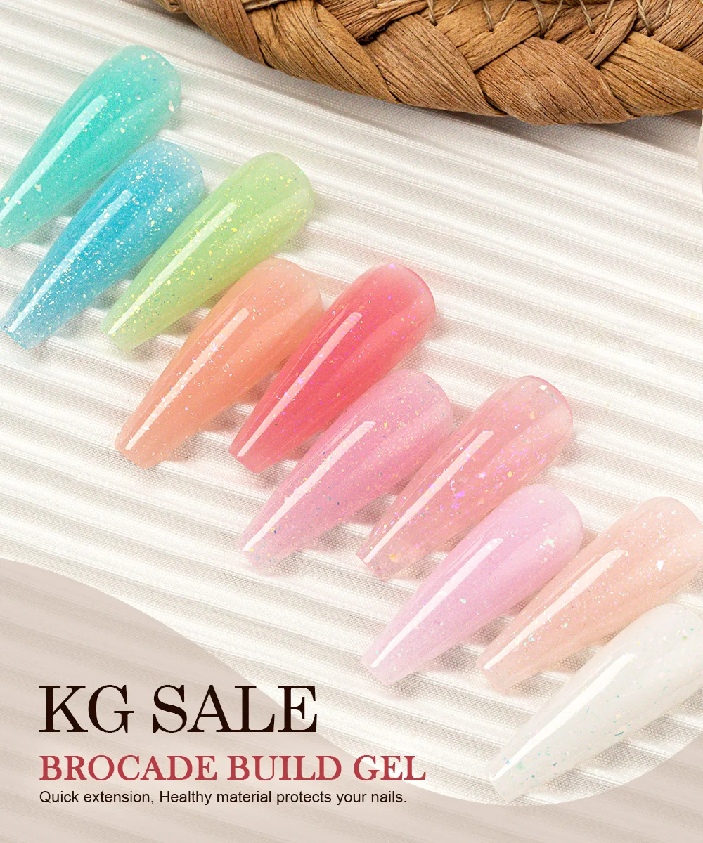 2024 Popular Caixuan Brocade Build Gel Color for Nail Factory Wholesale