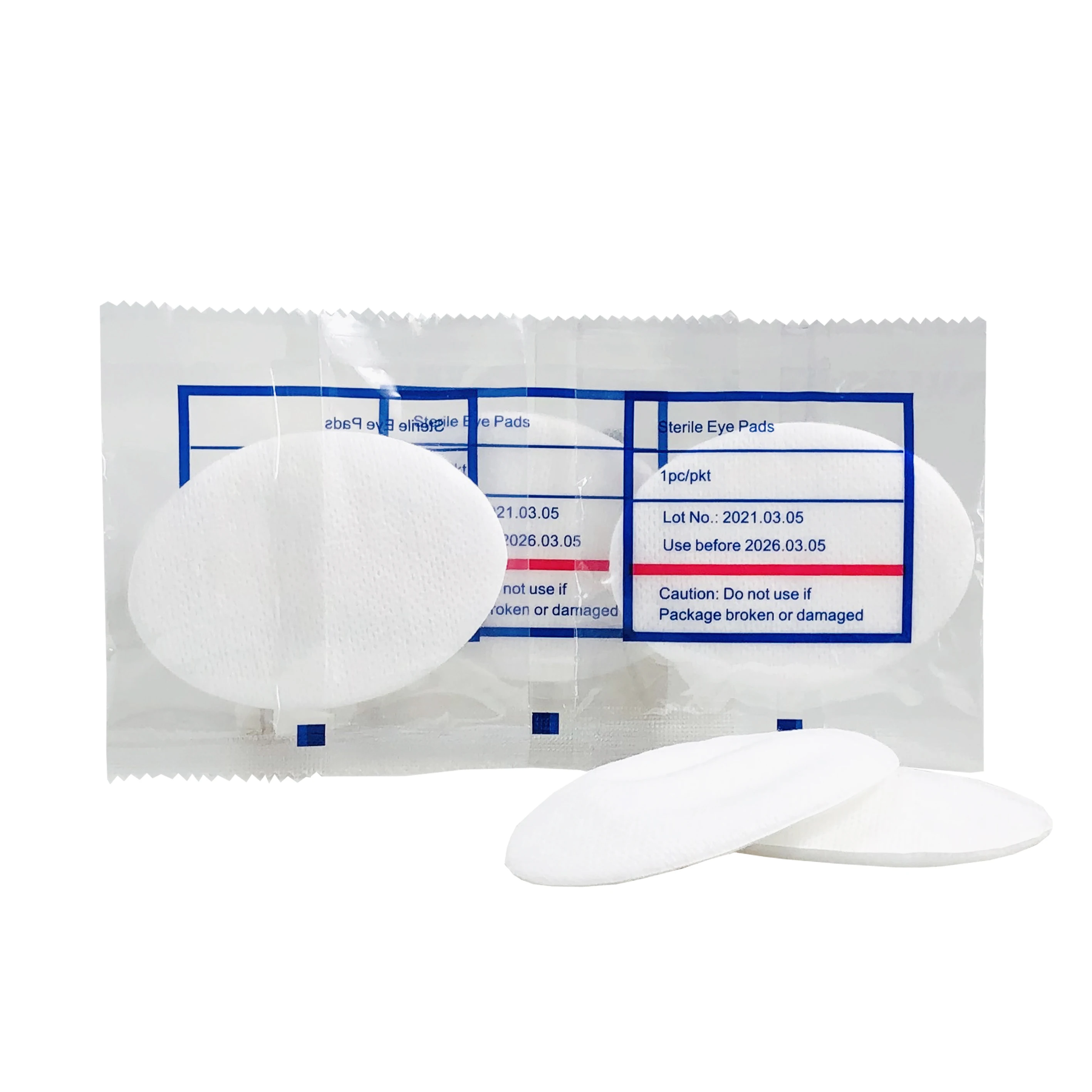 Хирургические подушечки для глаз нетканые хлопковые бандажные круглые