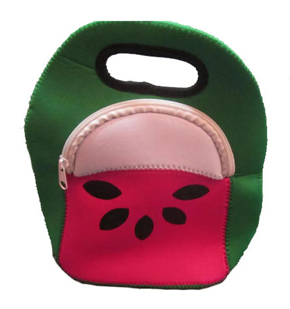 Hot sale neoprene lunch bag funny design insulated cooler lunch bag for kids