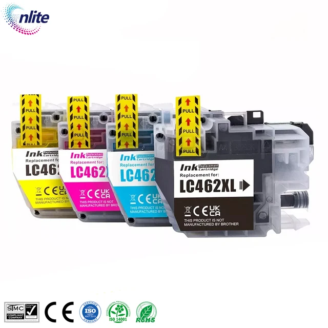 Compatible lc462xl 462xl lc462 ink cartridge for brother j2340dw mfcj3940dw mfcj3540 printer