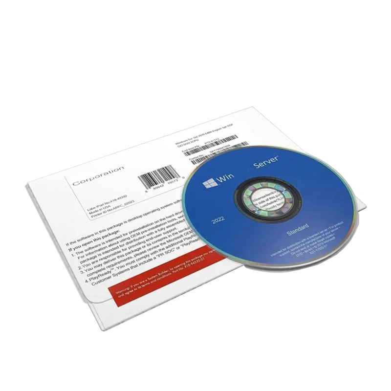 Full Package WinServer 2022 Standard Key 100% Online Genuine License Key Win Server 2022 Standard By DVD