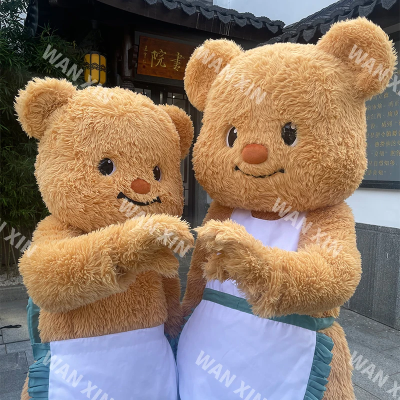 Butter bears   Thai same style doll clothing, inflatable doll clothing for people to wear, teddy bear doll clothing