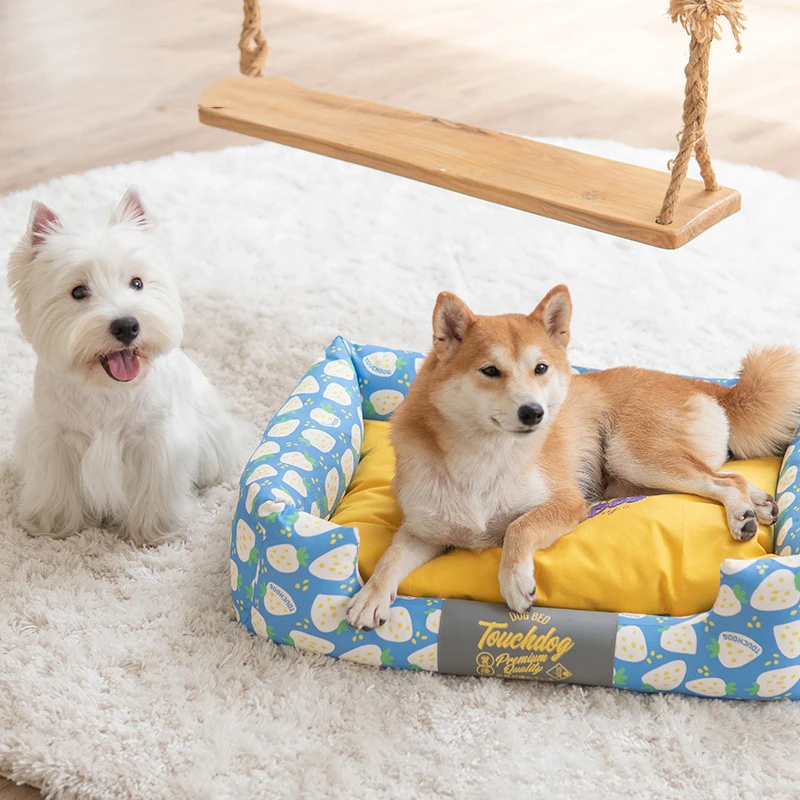 2021 Hot Sale Colorful Print Pet Cat Dog Bed Mats Washable Warm Kennels Cat Doghouse