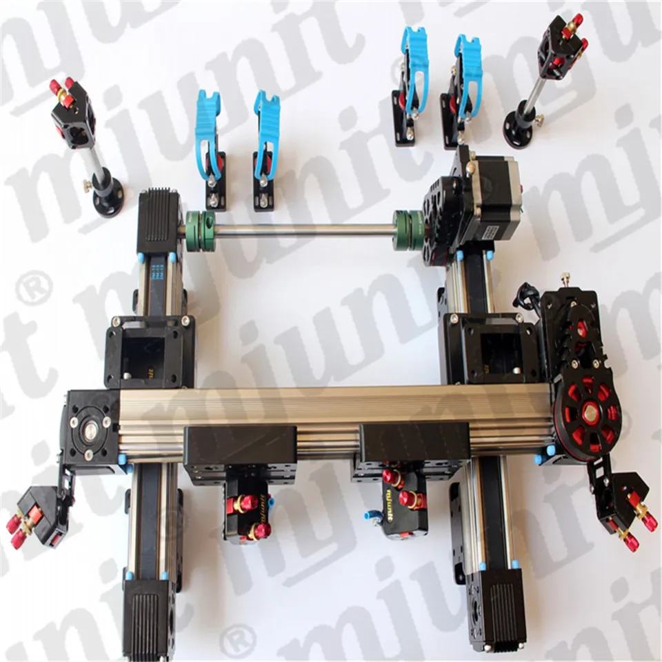 mjunit two head cnc laser kit 1550x1050mm high precision laser rail