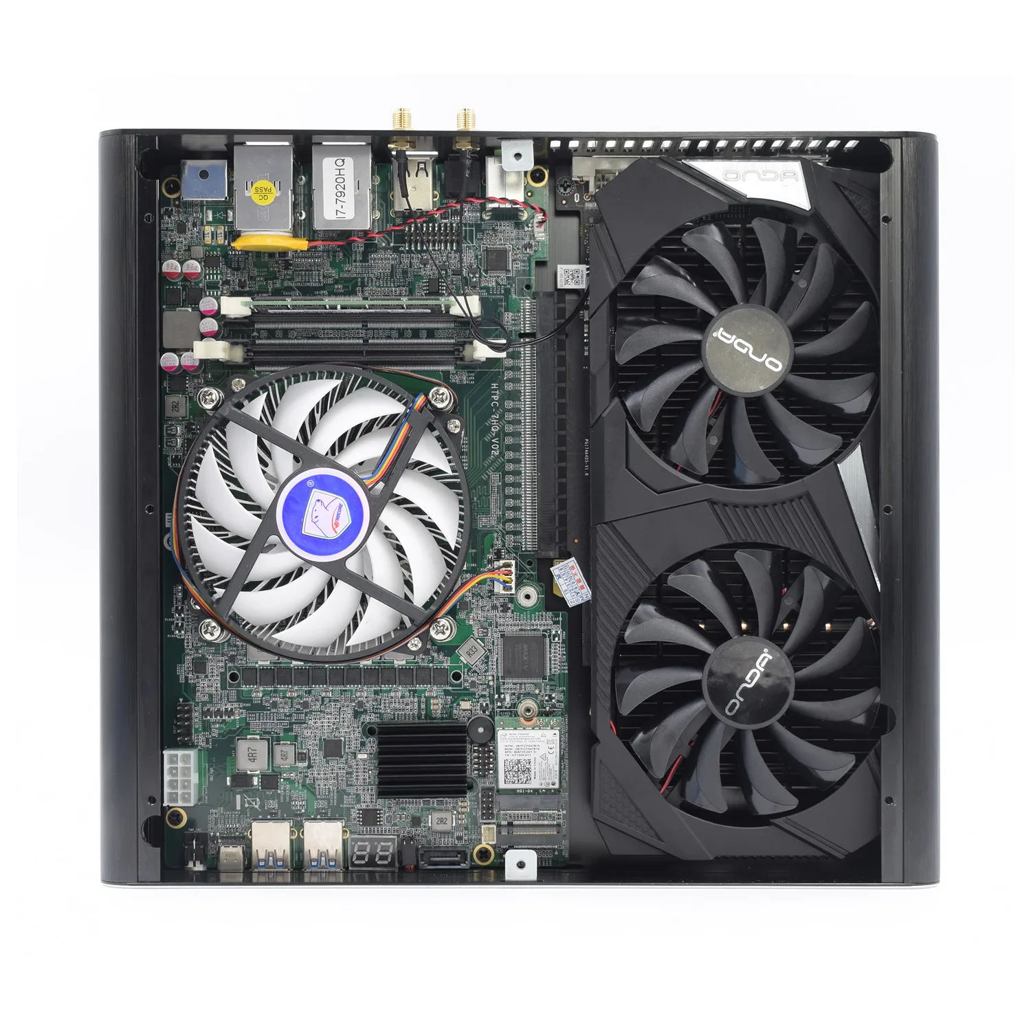  Игровой мини-ПК Hystou Intel Core i7 7920HQ N. Envy GeForce GTX1650 4 Гб игровой настольный компьютер Win10 4K независимая