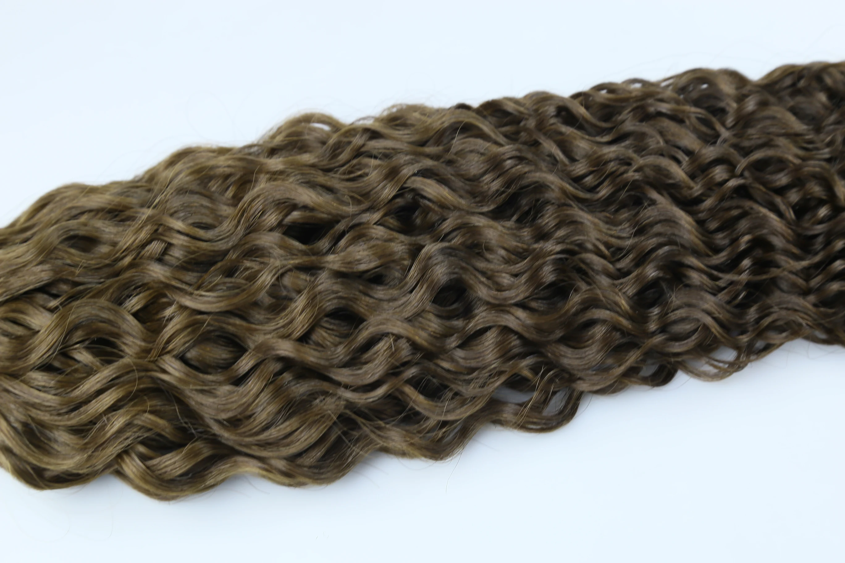 Wholesale #4 Color I Tip 100% Human Hair Extensions Best Selling Product Raw Human Hair 18 Inch Water Wave For Women